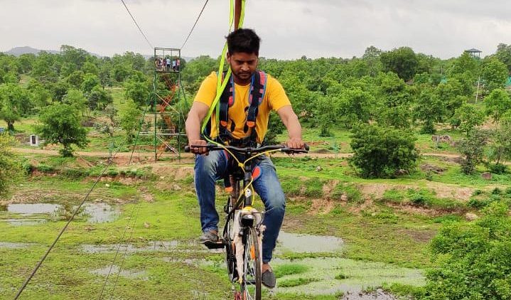 Sky cycling in Adilabad Haritha Vanam