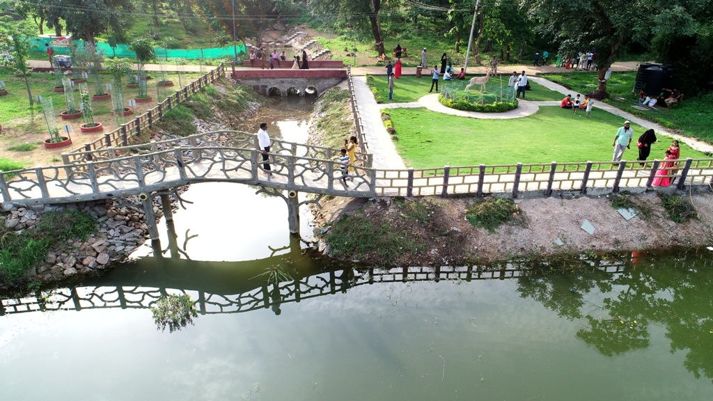 Visitors zone in Adilabad Haritha Vanam